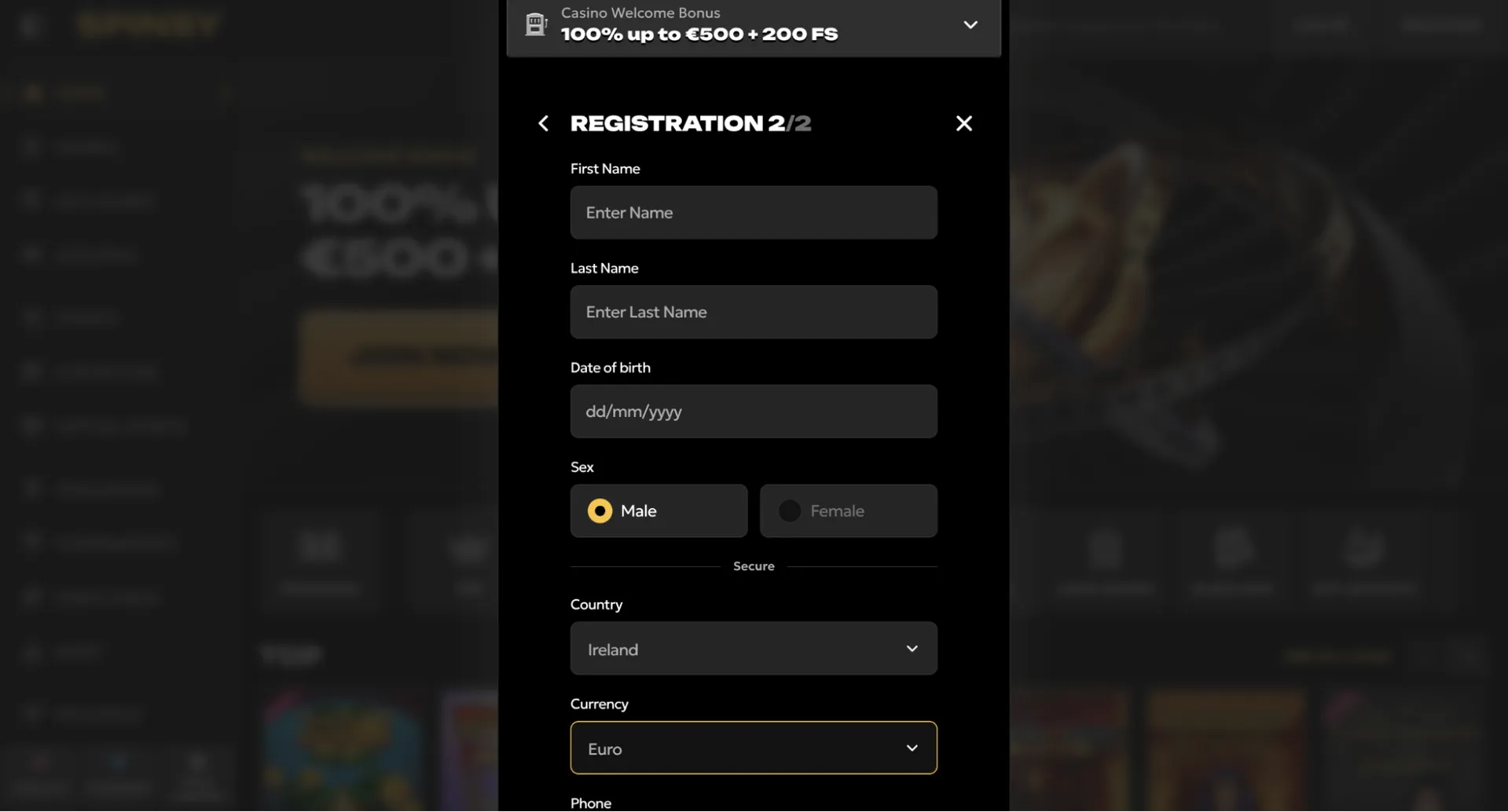 Free bet