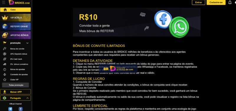 Códigos da blaze